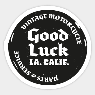 Good Luck Moto Sticker Sticker